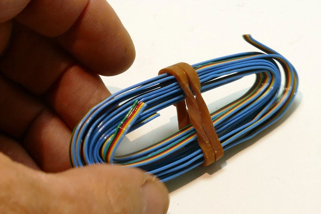 HO TRAINS- VINTAGE - SWITCH TRACK WIRES- LN - SR34