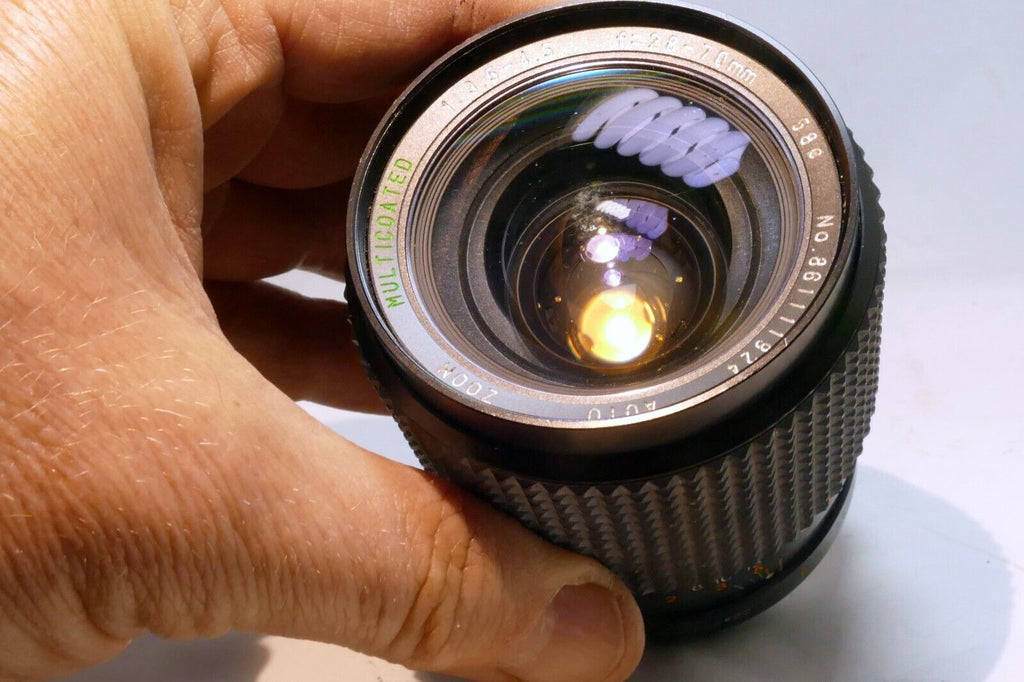 Sears 28-70mm f3.5-4.5 for PENTAX K KR manual focus lens - With separation haze