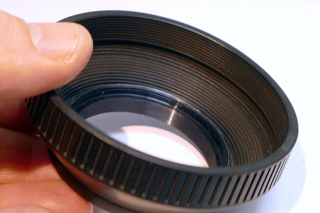 49mm Lens Hood Shade rubber threaded screw in for 50mm f1.9