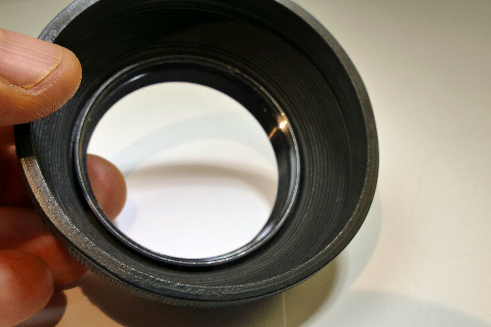 52mm Rubber Lens Hood Shade double threaded for 50mm f2 f1.9 lenses