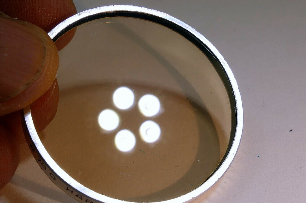 Harrison No 3 USA Lens Filter series 6 VI drop in 41.5mm OD 81C  light amber