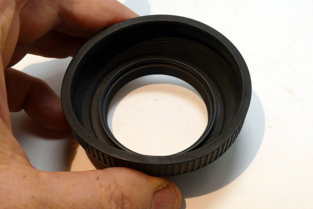 49mm Rubber Lens Hood Shade vintage double threaded for 50mm f1 f1.7 lenses