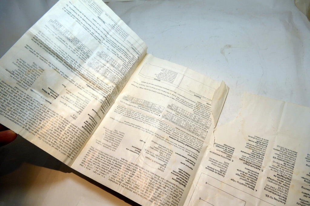 Nikon E series 50mm f1.8 Ai-s FLENS Instruction Guide Manual 1981