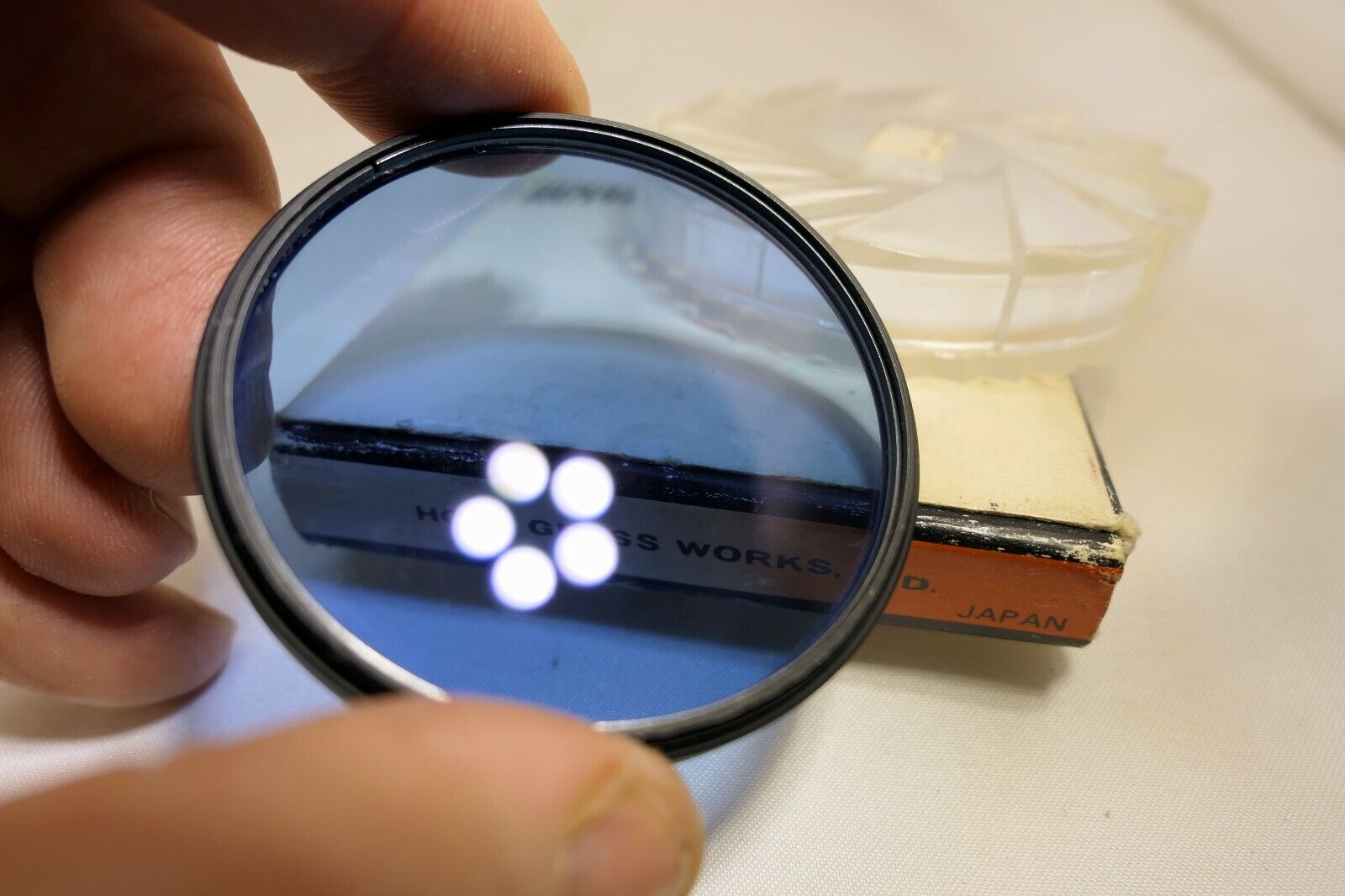 Hoya 55mm 80B Blue Lens filter made in Japan