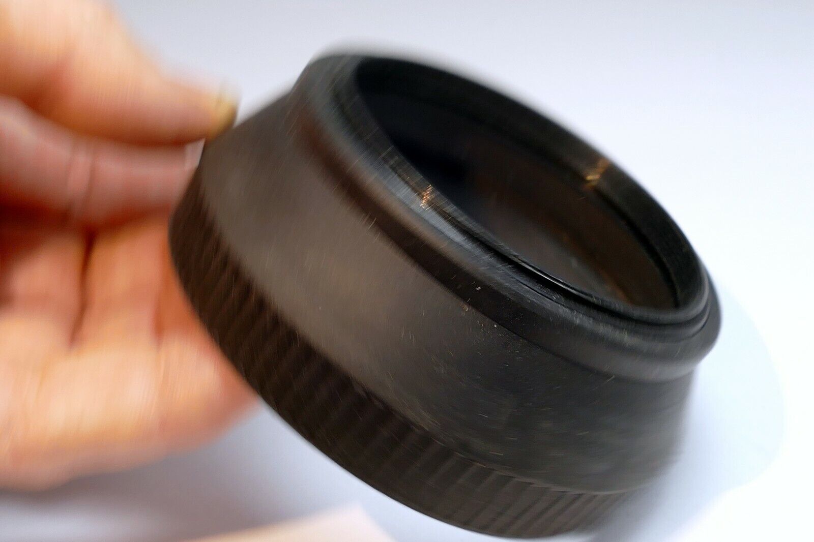 67mm rubber Lens Hood Shade screw in double threaded