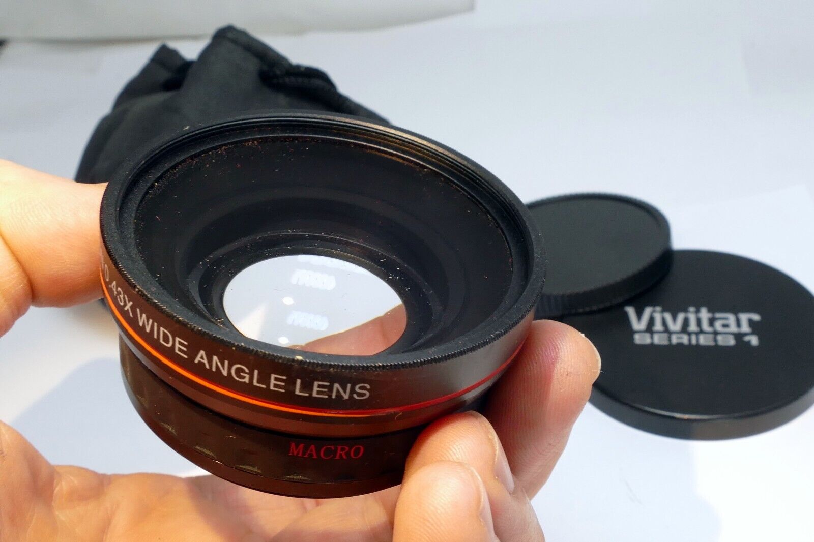 Series 1 58mm professional 0.43X wide angle lens HD for DC DV camcorder AUX