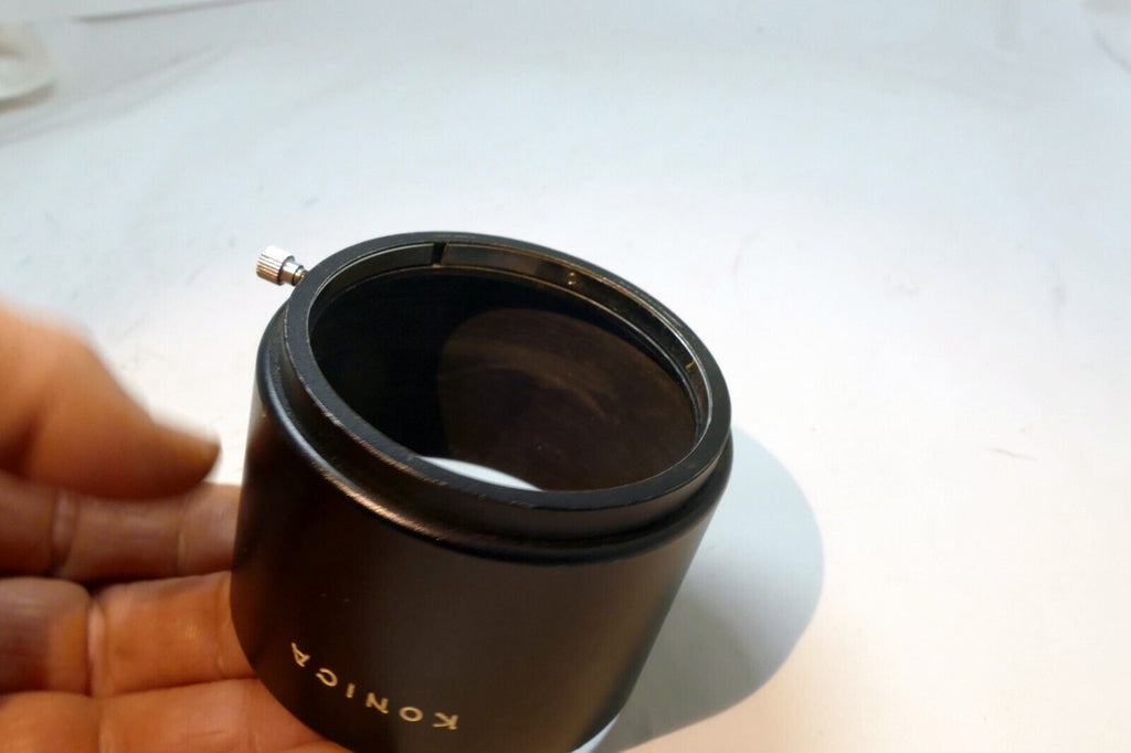 Konica 55mm Lens Hood For Hexanon 135 mm f/ 3.5 Genuine slip on metal