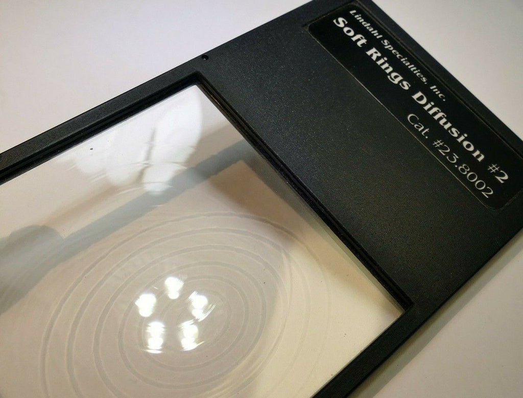 LINDAHL SOFT RING DIFFUSION #2 Drop in Lens Filter square 3X3" Portraiture Focus