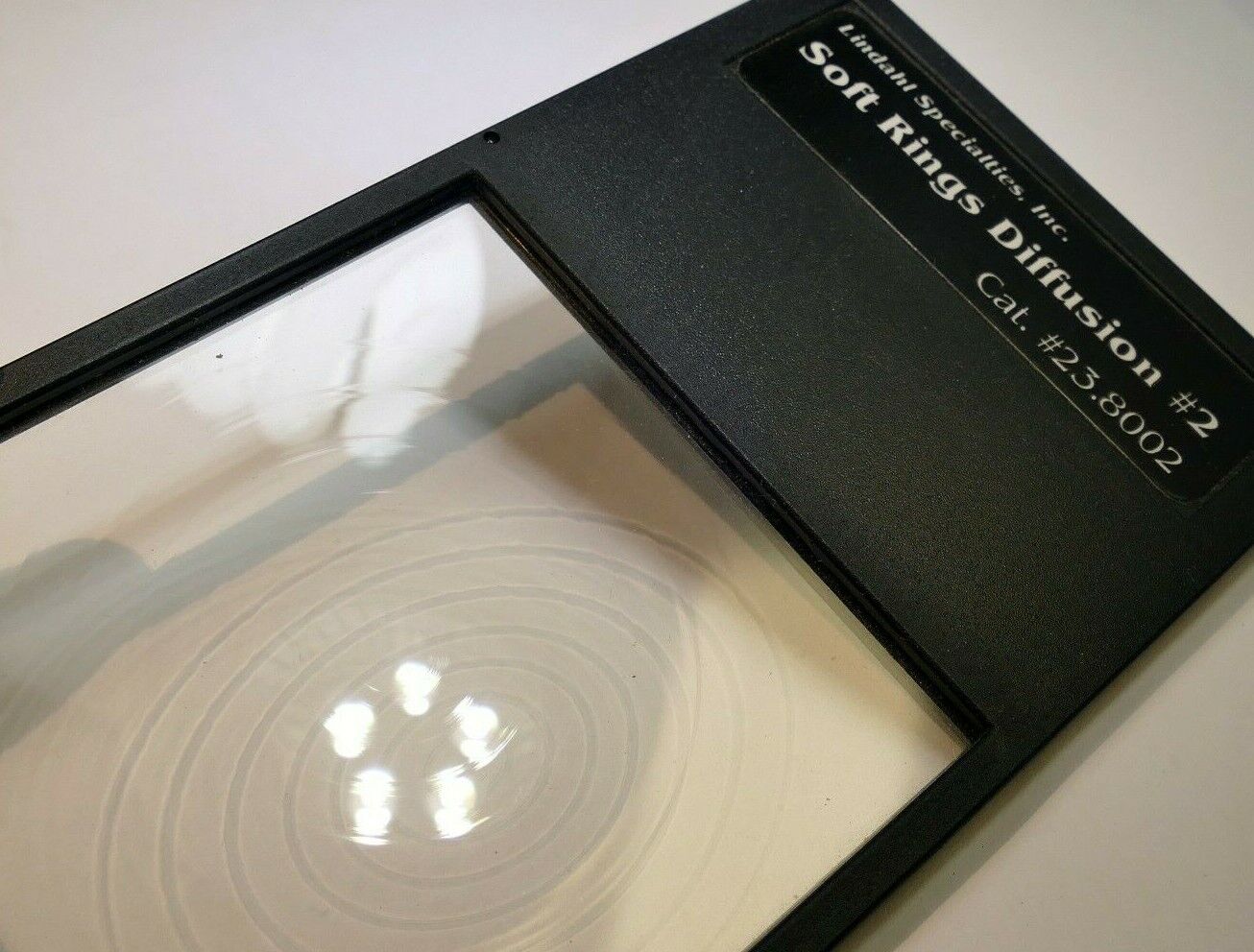 LINDAHL SOFT RING DIFFUSION #2 Drop in Lens Filter square 3X3" Portraiture Focus