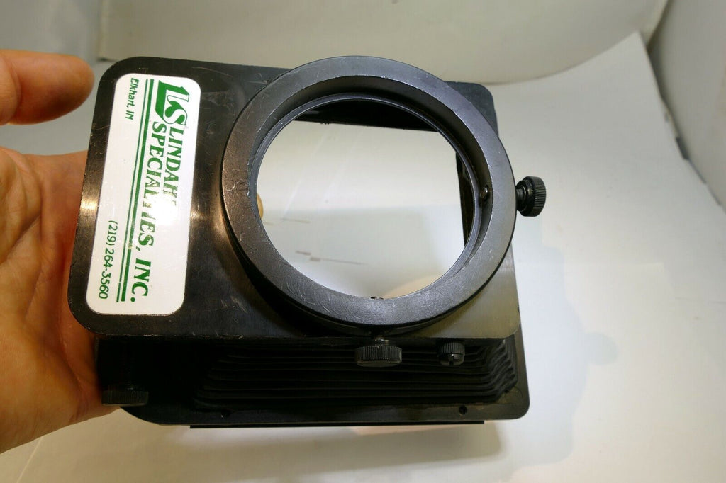 Lindahl Bellows lens Hood 31.1325 Bell-O-Shade Single 3X3 filter slot - AS found