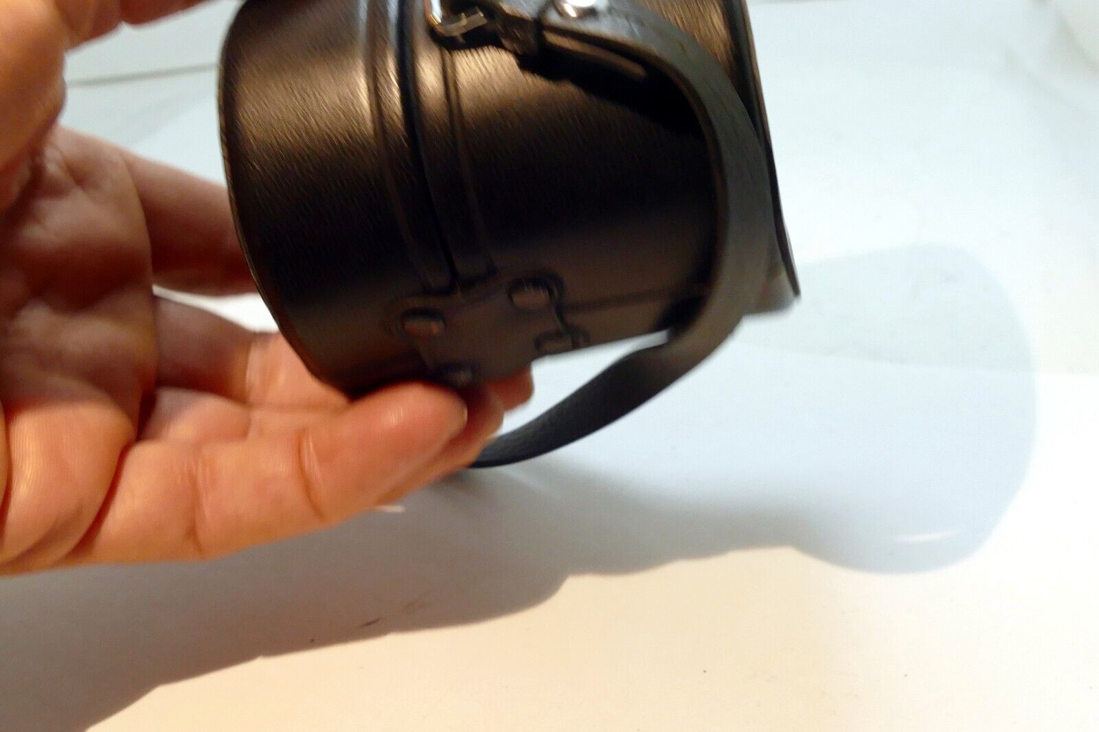 Olympus Hard Lens Case for OM 50mm f3.5 Macro (fits f1.4)  -  genuine OEM