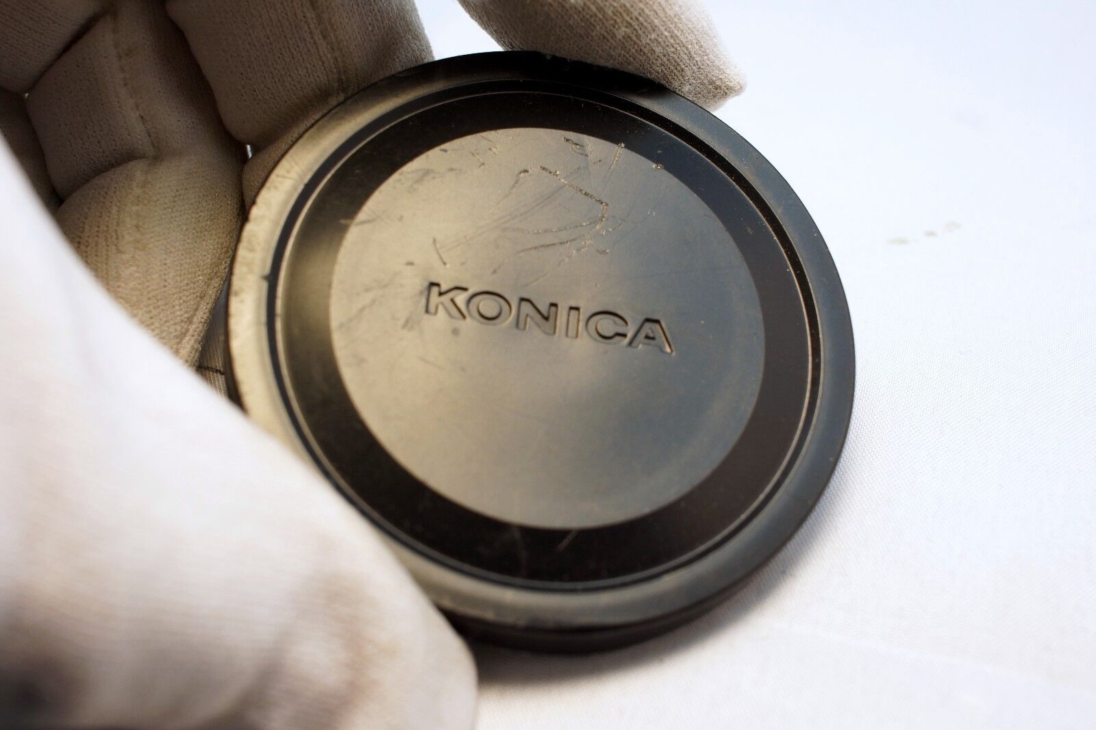 57mm ID Front CAP for 55mm rim KONICA AR  - Japan slip on type Genuine Black