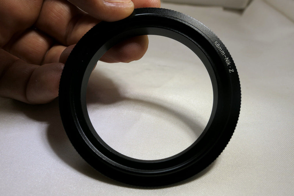 58mm Macro Reverse Lens Adapter Ring For Nikon Z Z6 Z7 Full Frame Close-up