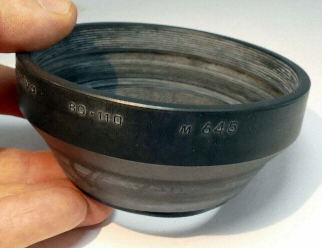 Genuine Mamiya 80-110mm M645 58mm Collapsible Lens Hood Made in Japan S119028