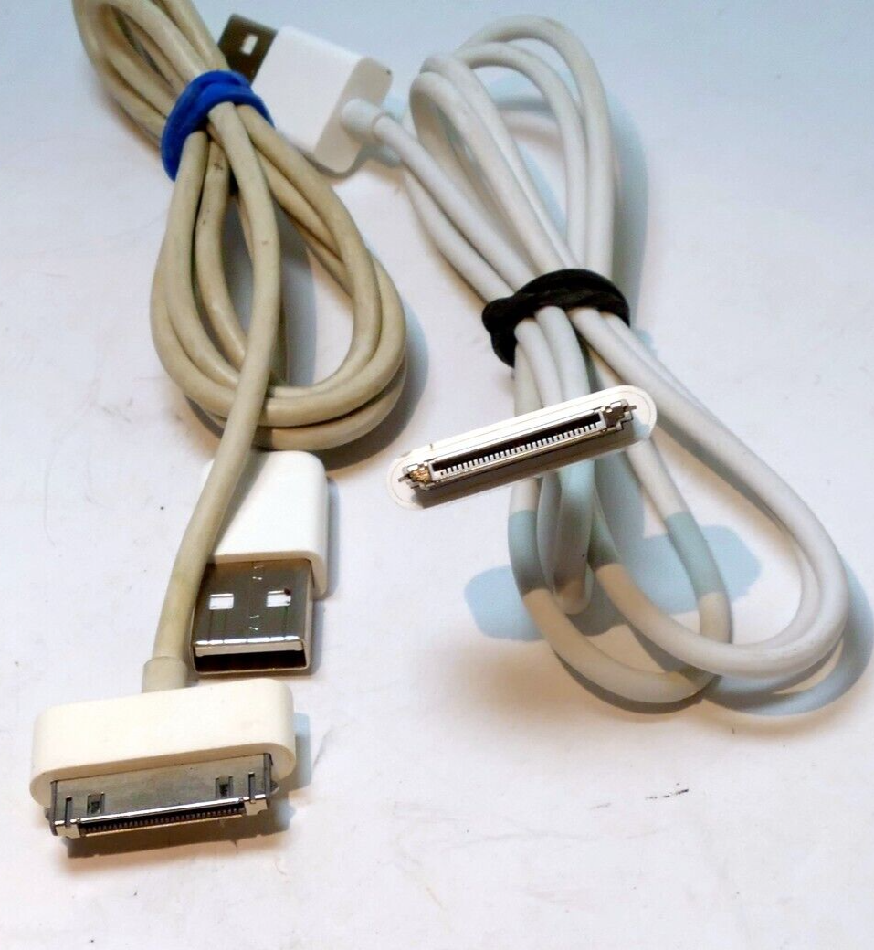 2X pack 3 feet 30 pin Type Connector Cable to Type A USB iPod Ipad 4 3 G S