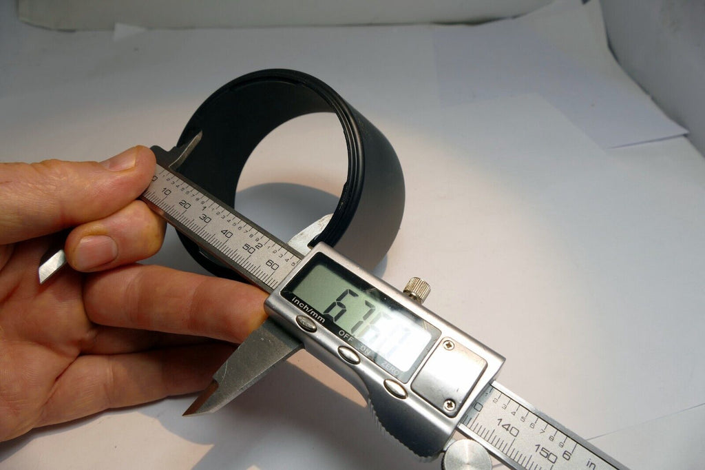 62mm OD Lens Hood Shade plastic twist on type