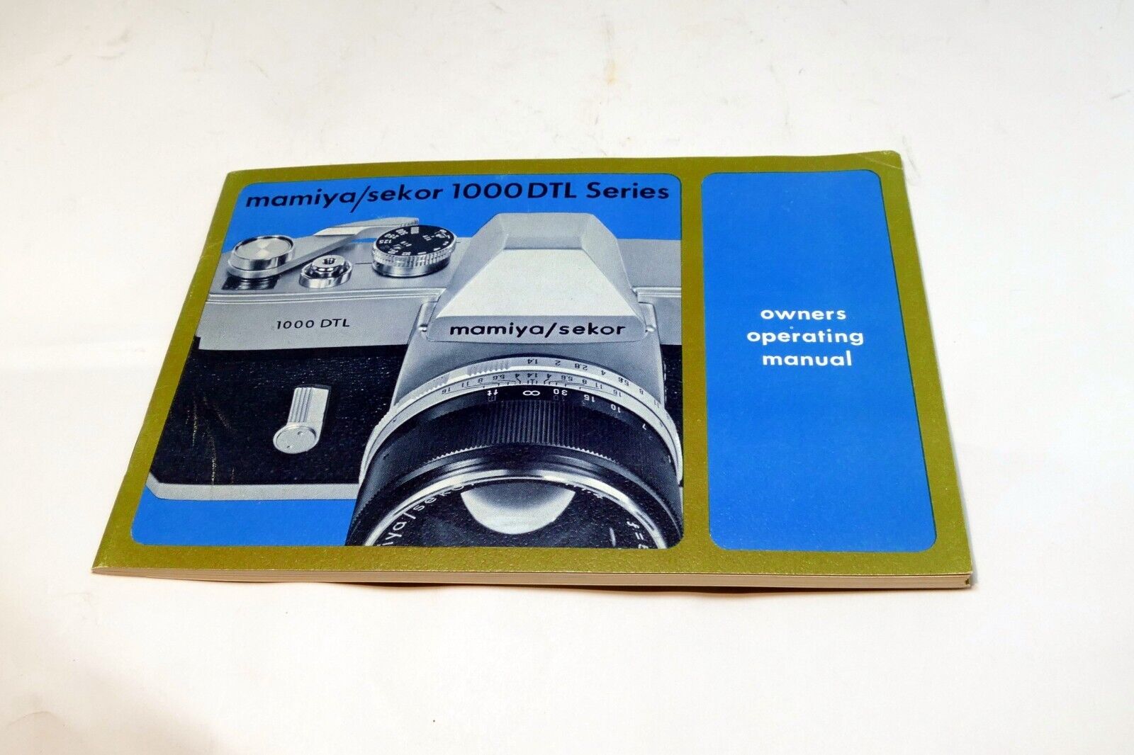 Mamiya Sekor  1000 DTL Film camera manual  Instruction Guide E English