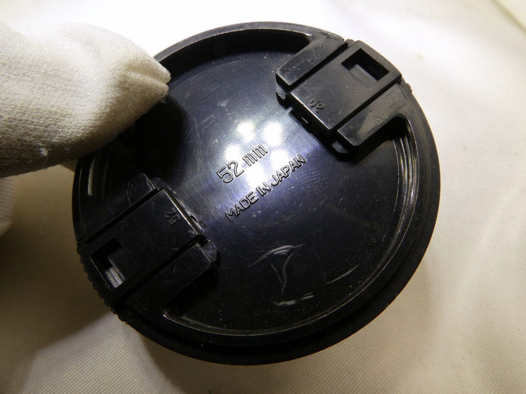 Sigma 52mm Front Lens Cap Snap on type all Black