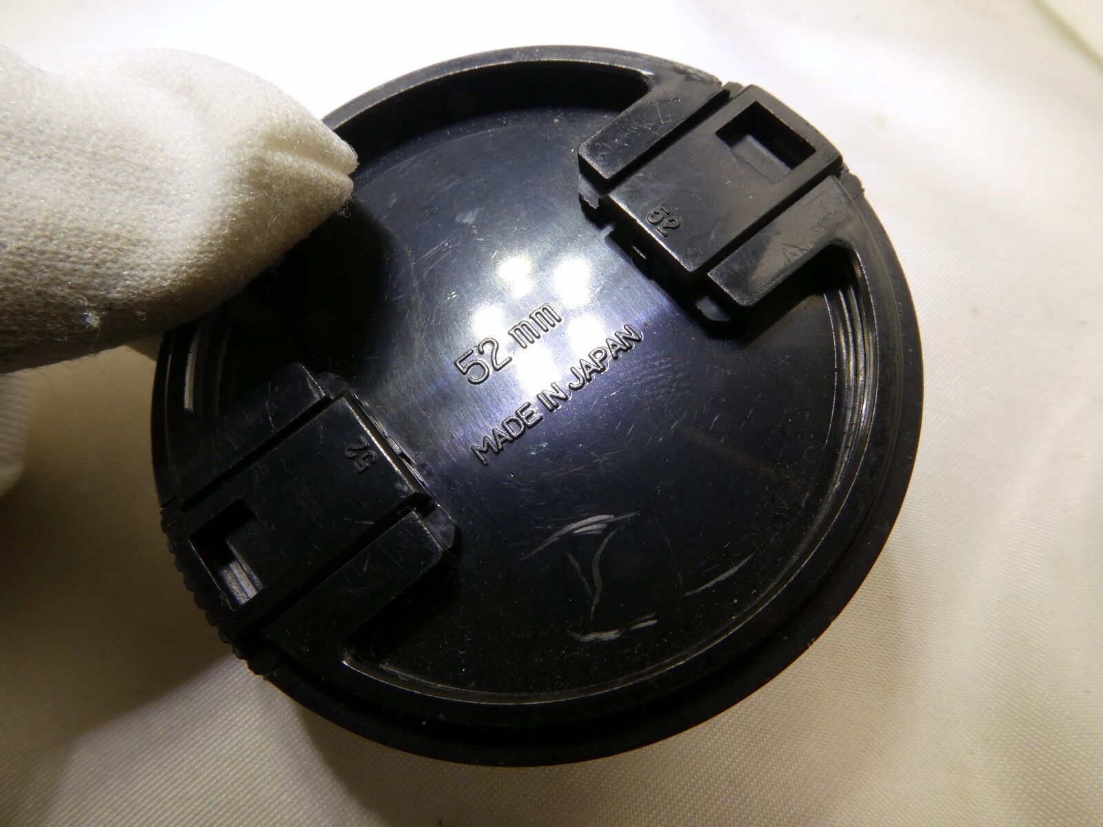 Sigma 52mm Front Lens Cap Snap on type all Black