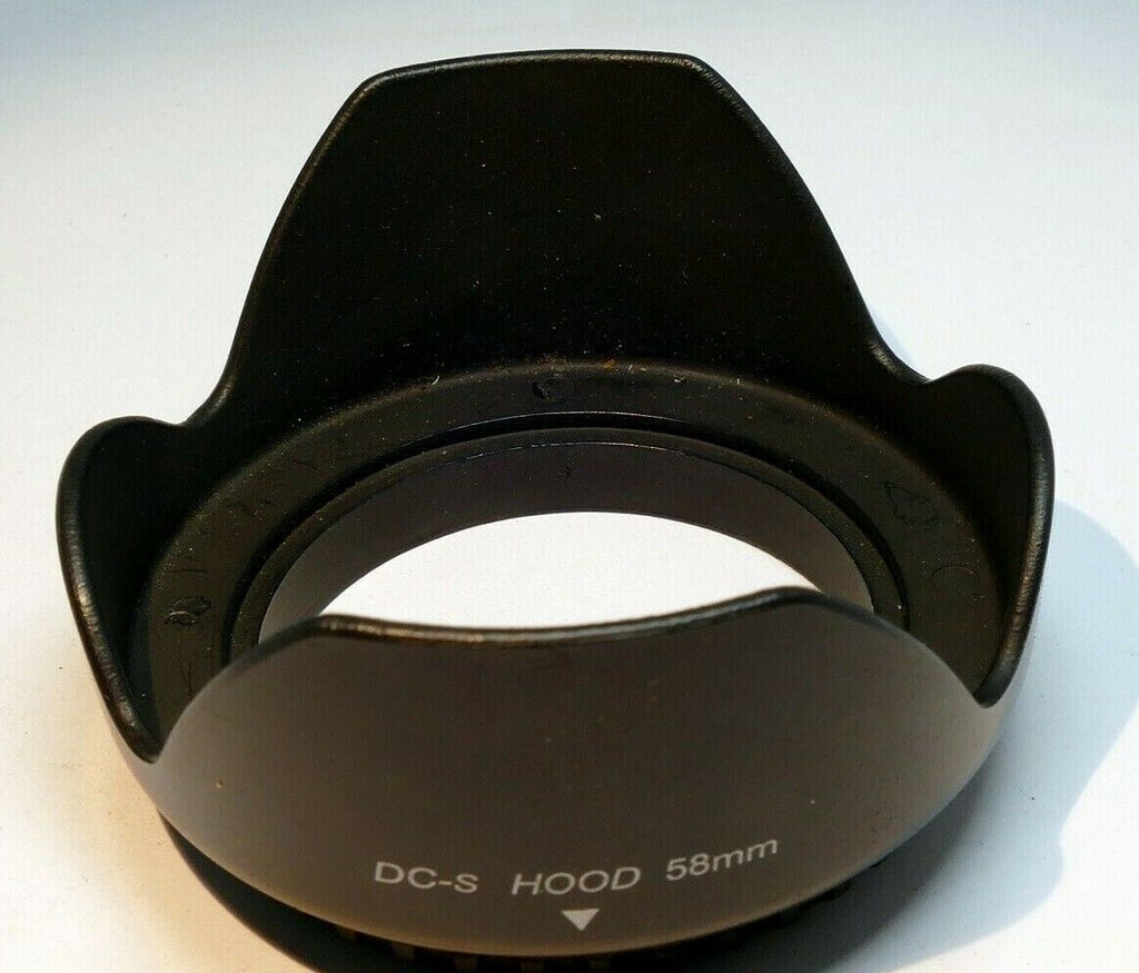 58mm Lens Hood screw in type threaded  plastic for 18-55mm IS