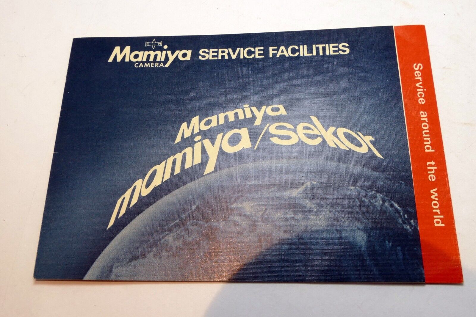 Mamiya Sekor Service Facilities guide vintage 1980's