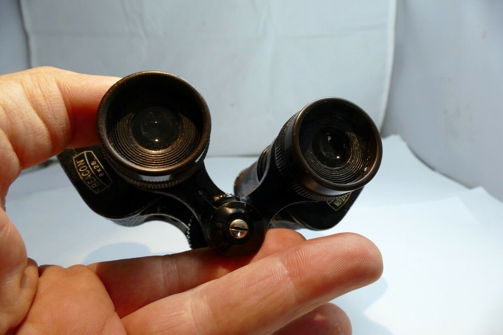 Beacon Exposition 8X26  binoculars Antique France WWII