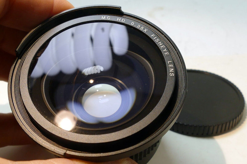 MC HD  0.35X AUX Super  Wide angle Fish eye 58mm Lens for 18-55mm IS EF