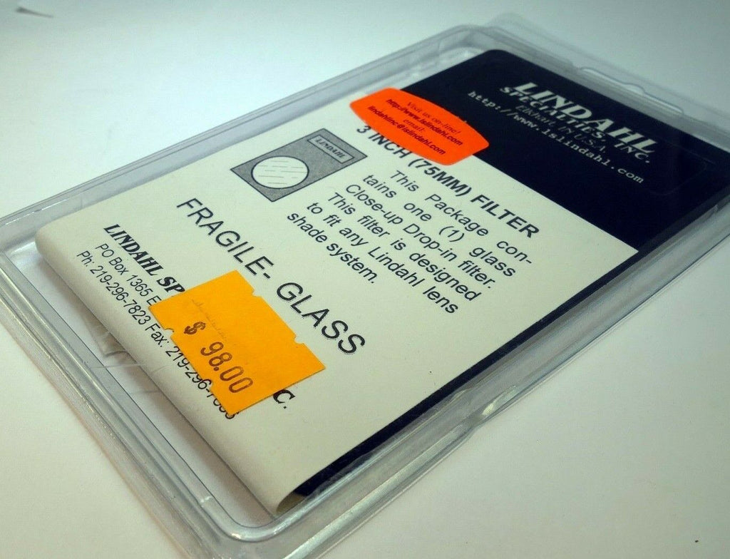 Close-up +2 Macro lens Filter drop in square 3X3" for Lindahl specialties