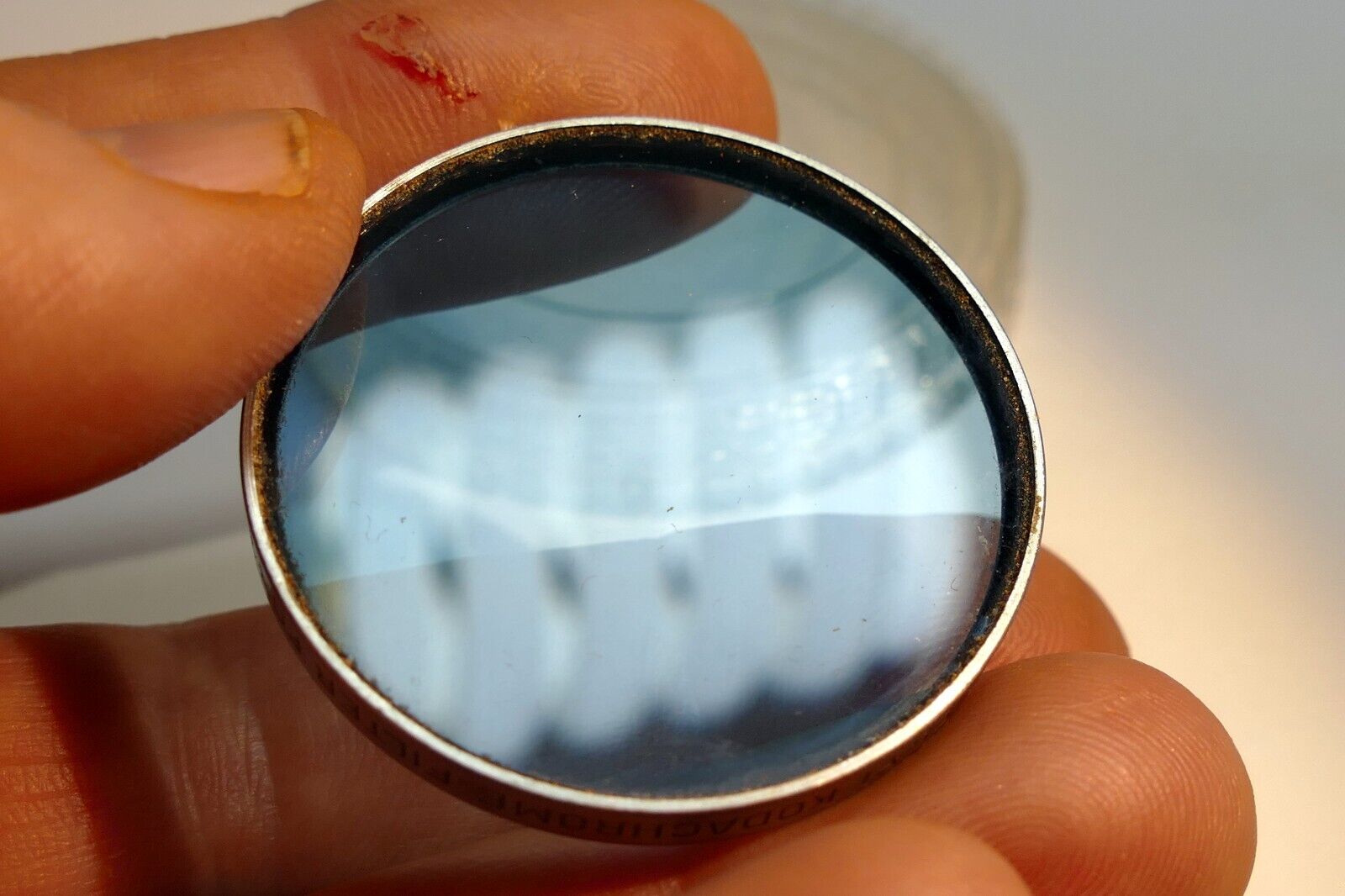 Kodak Lens Filter Series VI ( 6 ) drop in type Blue Photoflood 80B