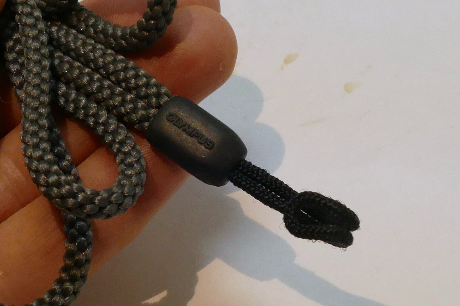 Olympus Tough rope 1/2cm wide Camera Wrist strap - OEM gray
