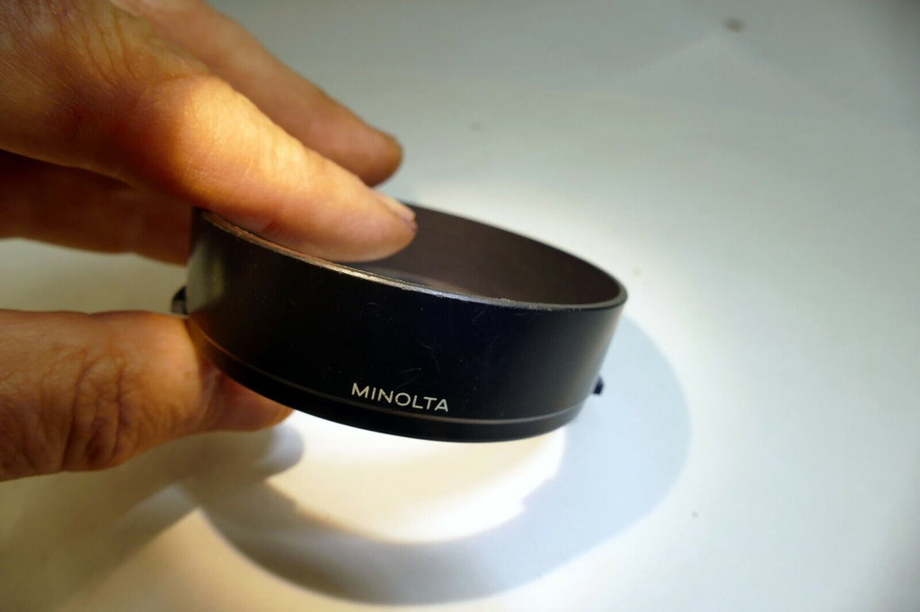 Minolta 55mm Lens Hood snap on for 35-135mm f3.5-4.5 MD Rokkor