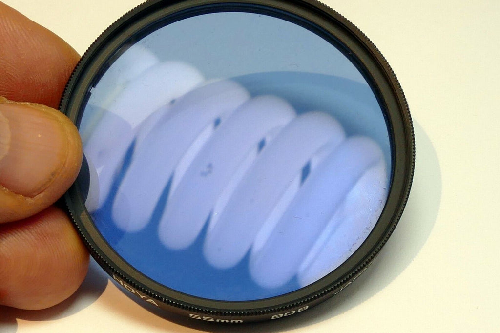 Hoya 55mm Filter 80B  deep blue cooling made in Japan