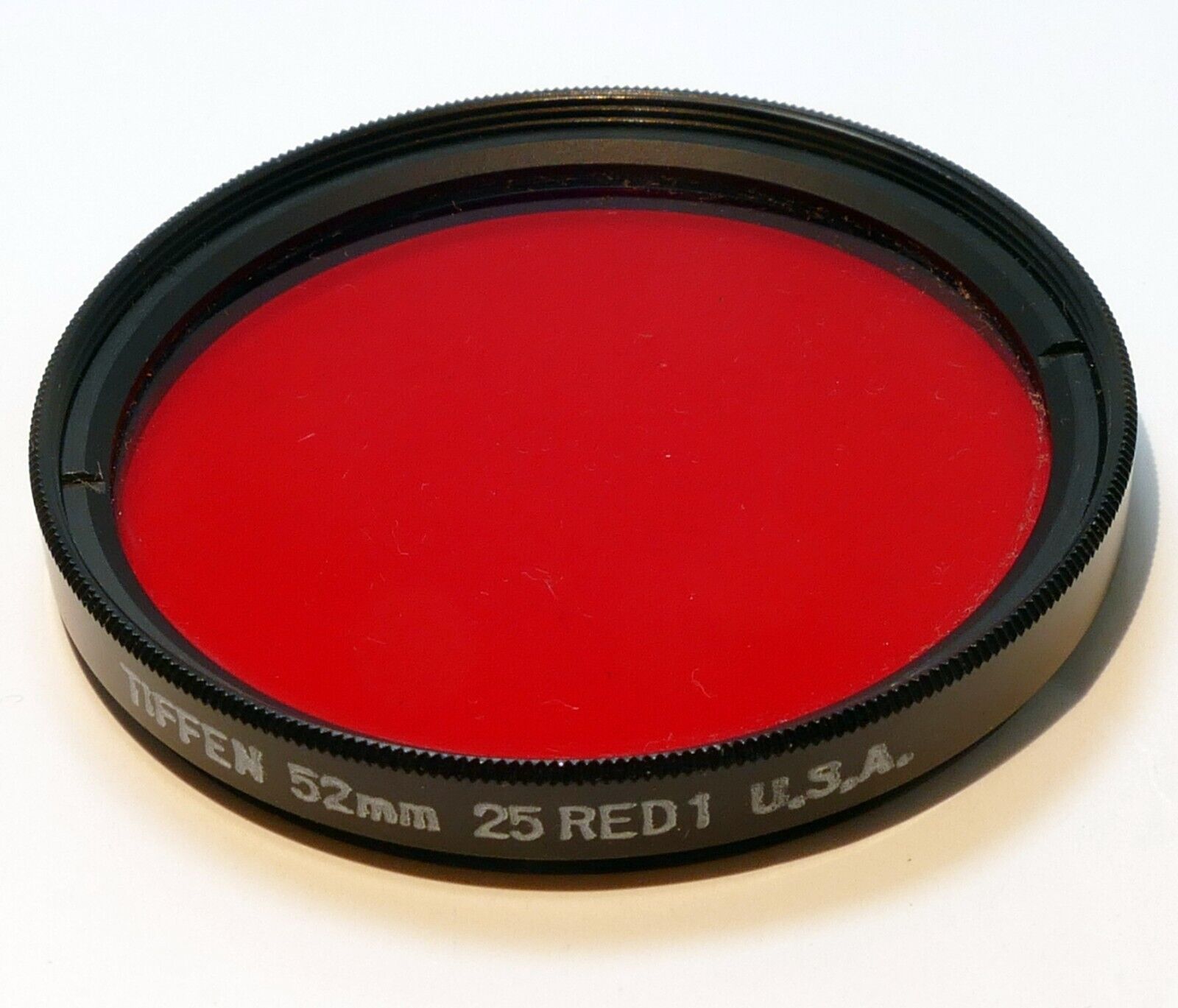 Tiffen 52mm 25 RED 1 Filter  Made in USA  Amber