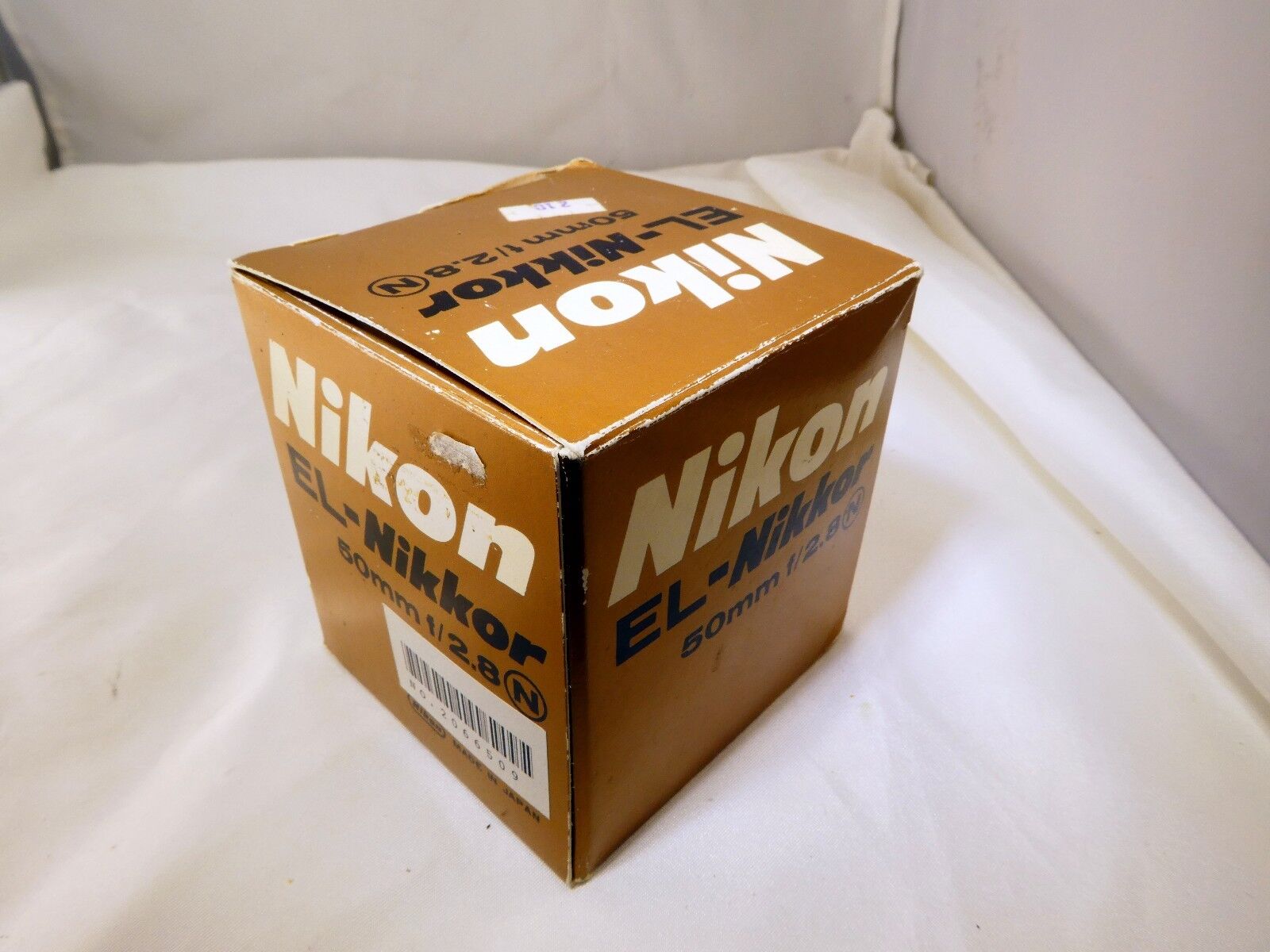 Empty Box from Nikon EL-Nikkor 50mm f2.8 enlarger lens