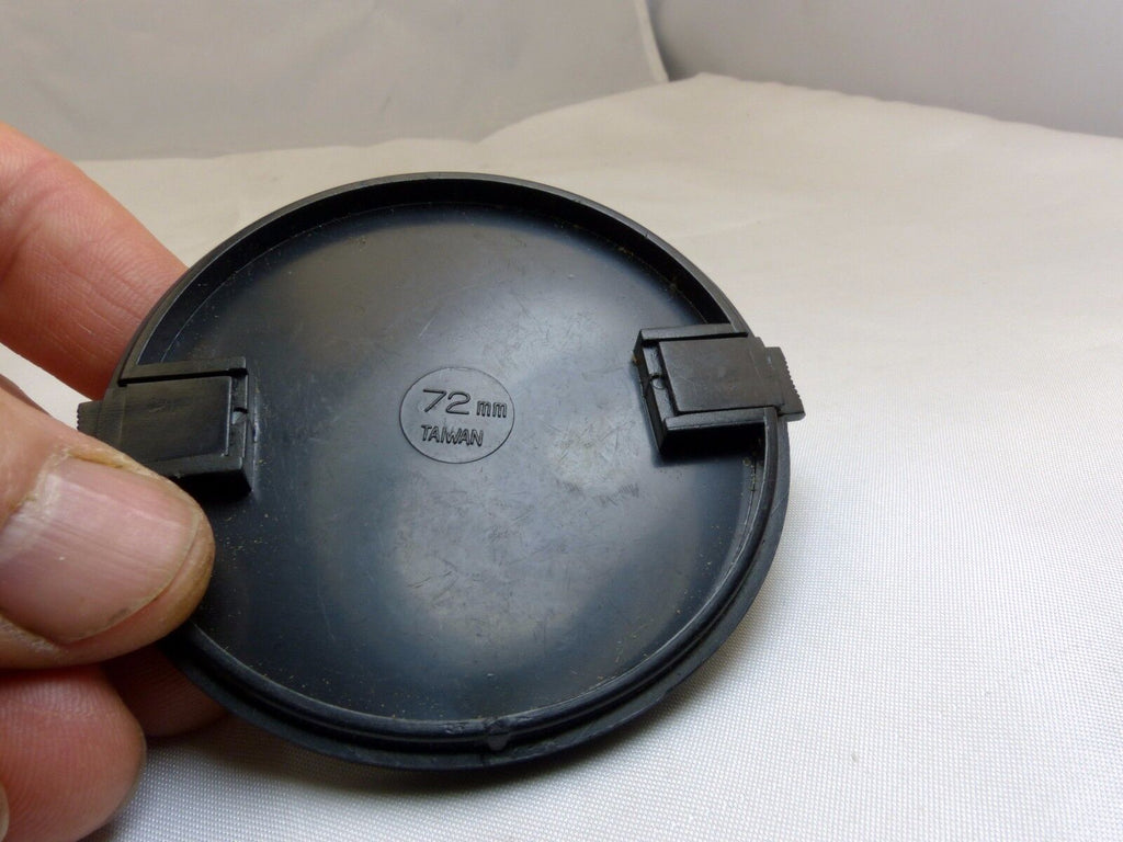 72mm Front lens cap cover snap on type plastic black  9220004