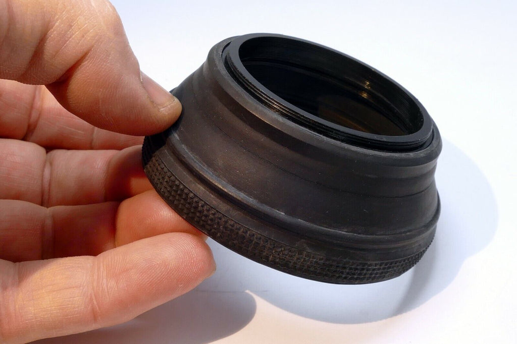 55mm Rubber Collapsible Lens Hood Shade Telephoto 80-200mm  double threaded