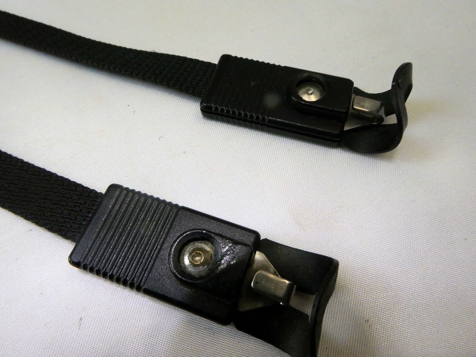 Black Yellow Camera strap 2.5cm wide shoulder neck Made in Germany Sturdy