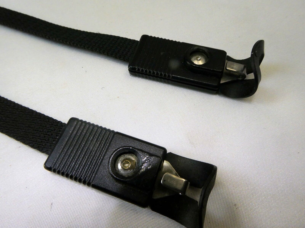 Black Yellow Camera strap 2.5cm wide shoulder neck Made in Germany Sturdy