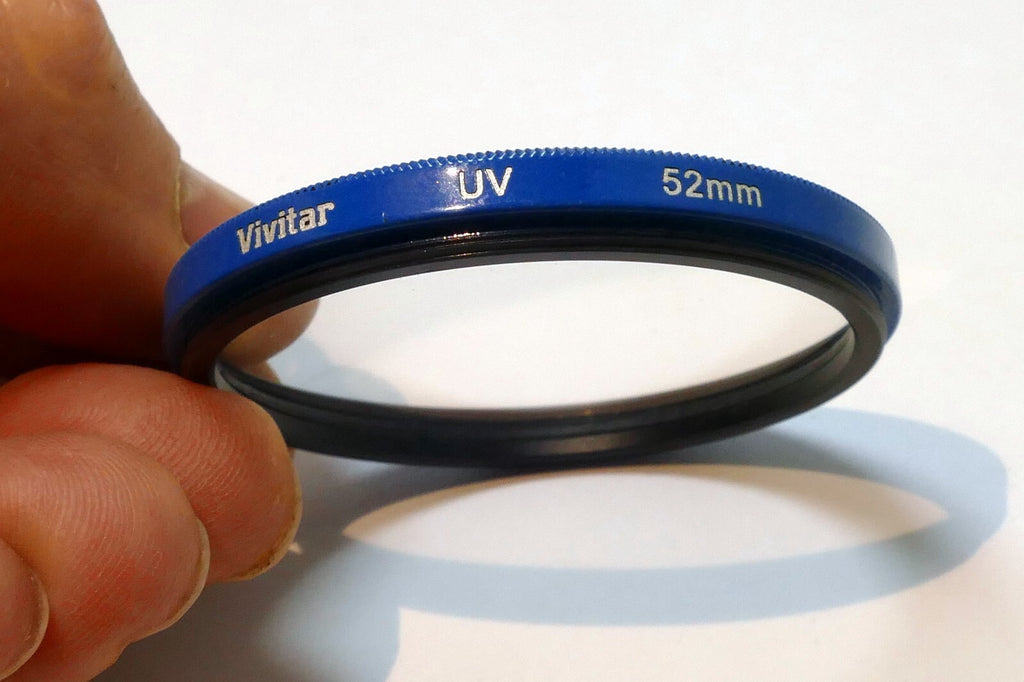 Vivitar Lens Filter 52mm UV with Blue rim