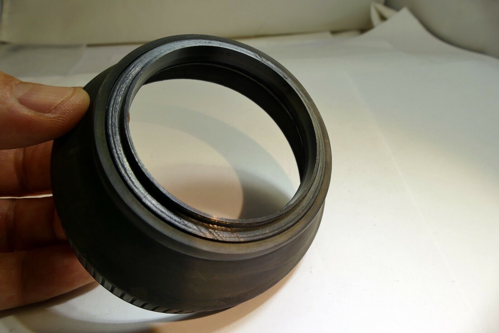 58mm Collapsible Rubber Lens Hood double threaded rim for 80-200mm Telephoto