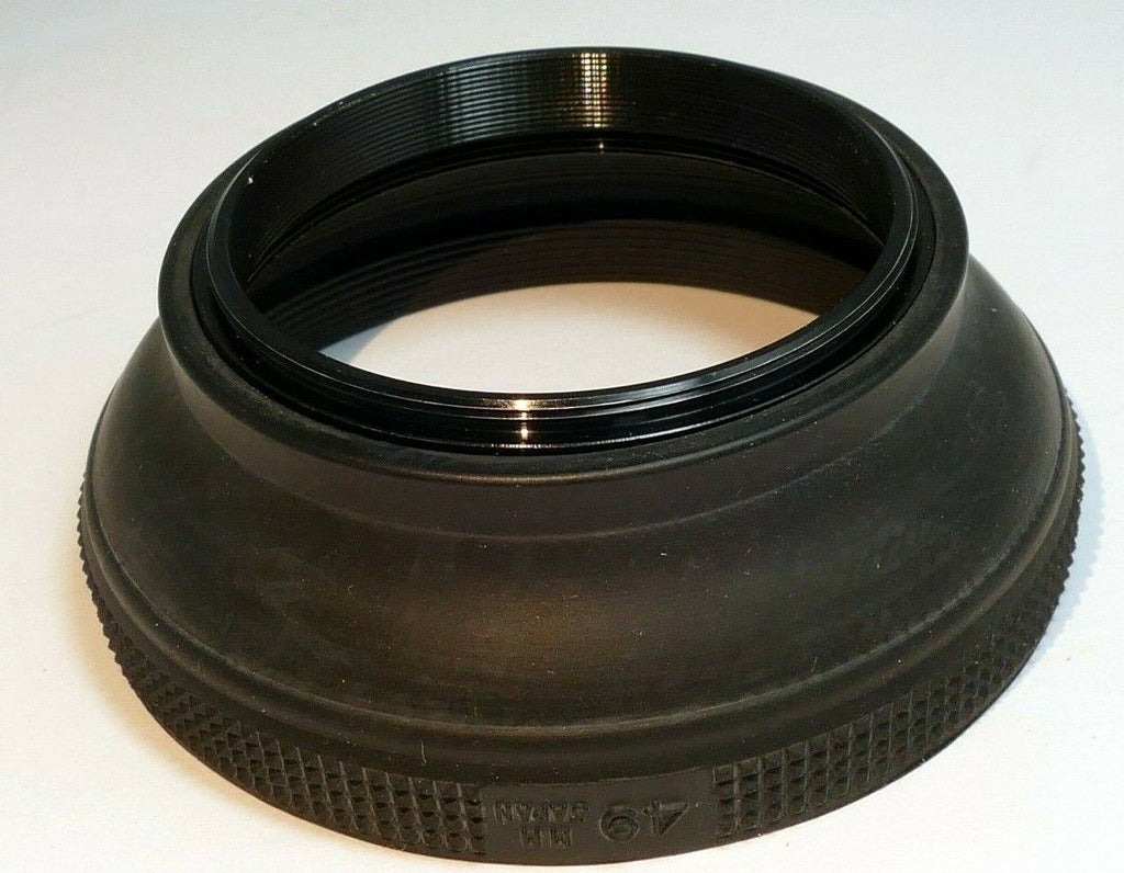 49mm Rubber Lens Hood shade for 50mm f1.7 f1.8 lenses normal threaded