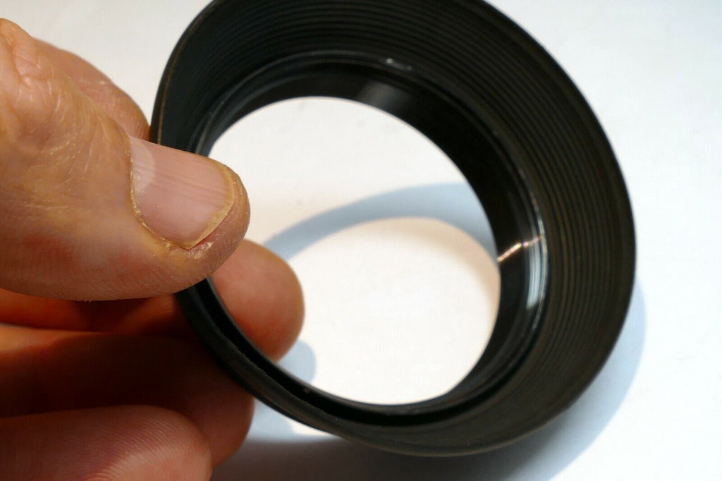 52mm Rubber Hood shade   double threaded short  rubber  telephoto