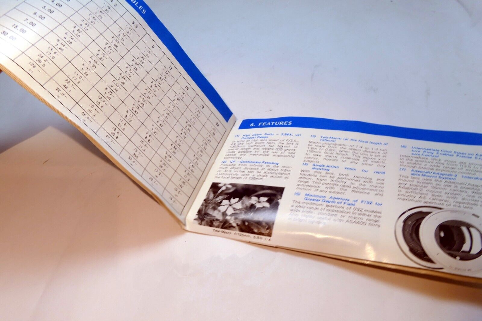Tamron 35-135mm f3.5-4.2 lens Owner's Manual Adaptall guide