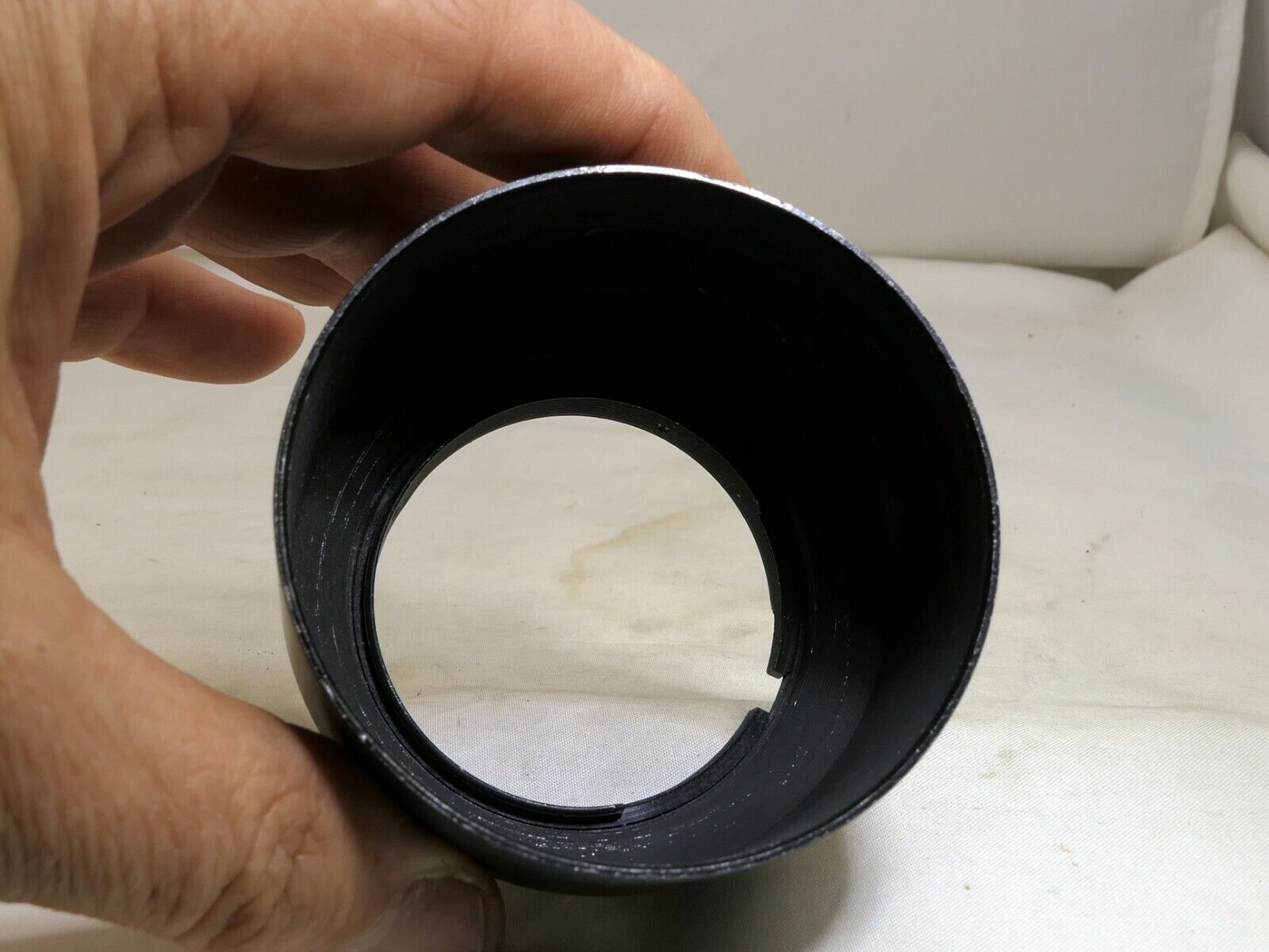 Nikon HS-4 Hood Shade Metal clip on for 105mm f2.5 85mm f2.0 Ai Ai-s Genuine EOM
