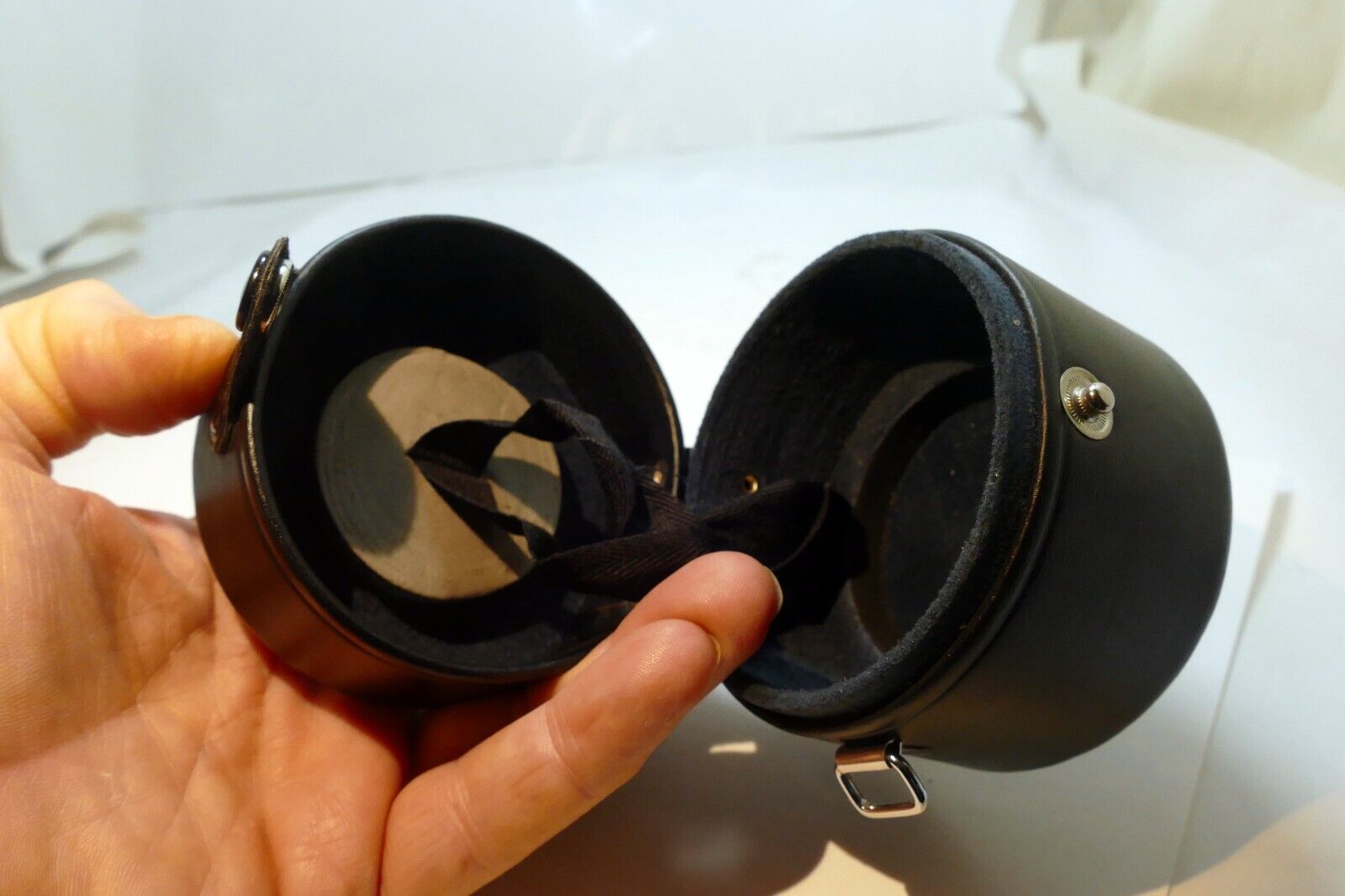 Olympus Hard Lens Case for OM 35mm f2.8 Auto W & f3.5  -  genuine OEM