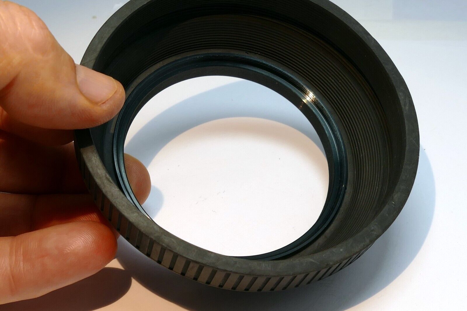 72mm Rubber Lens Hood Shade  double threaded