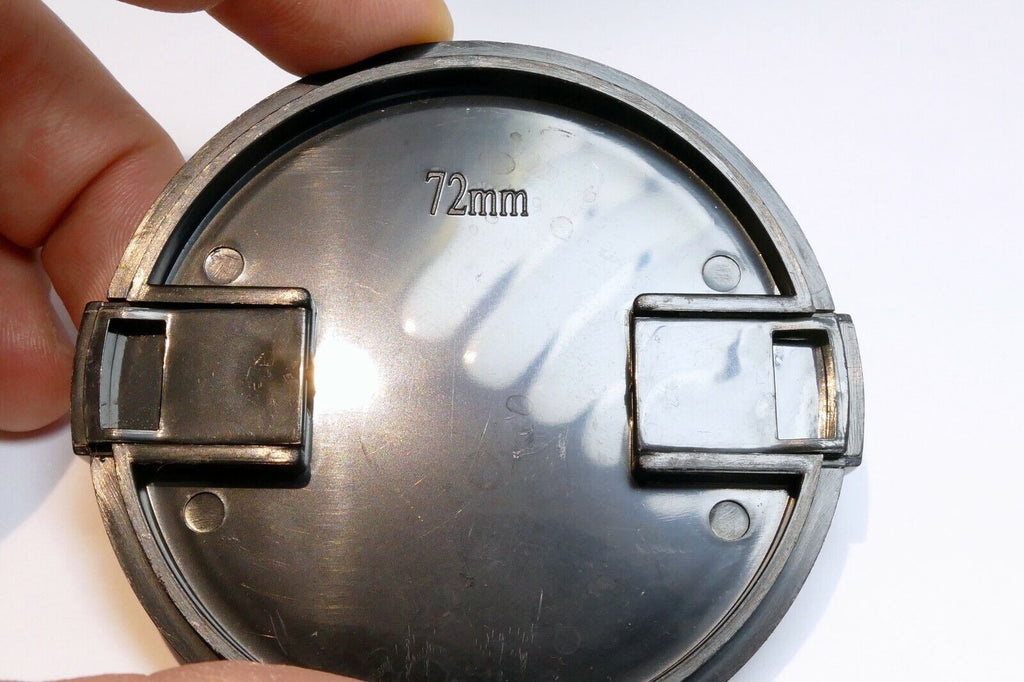 72mm snap on type Lens Front Cap black plastic