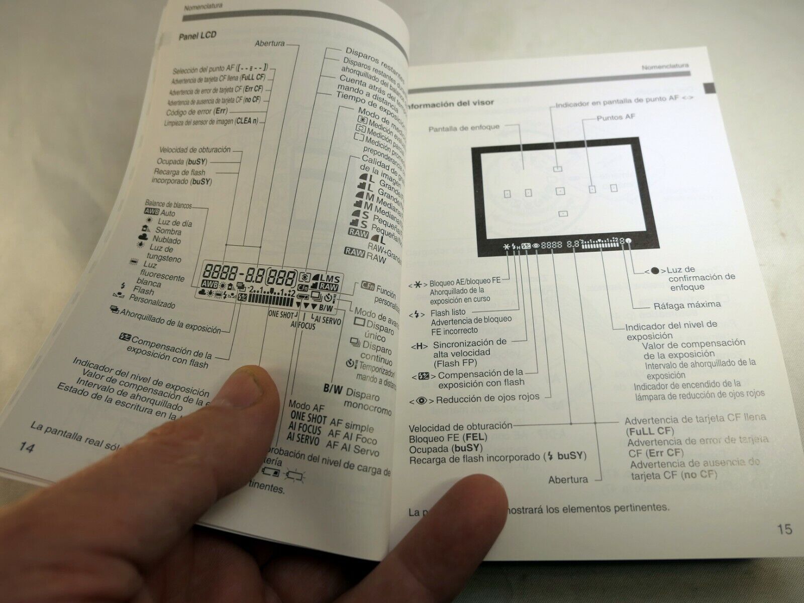 Canon EOS Rebel XT 350D camera Instrucciones Manual Guide ES Espanol
