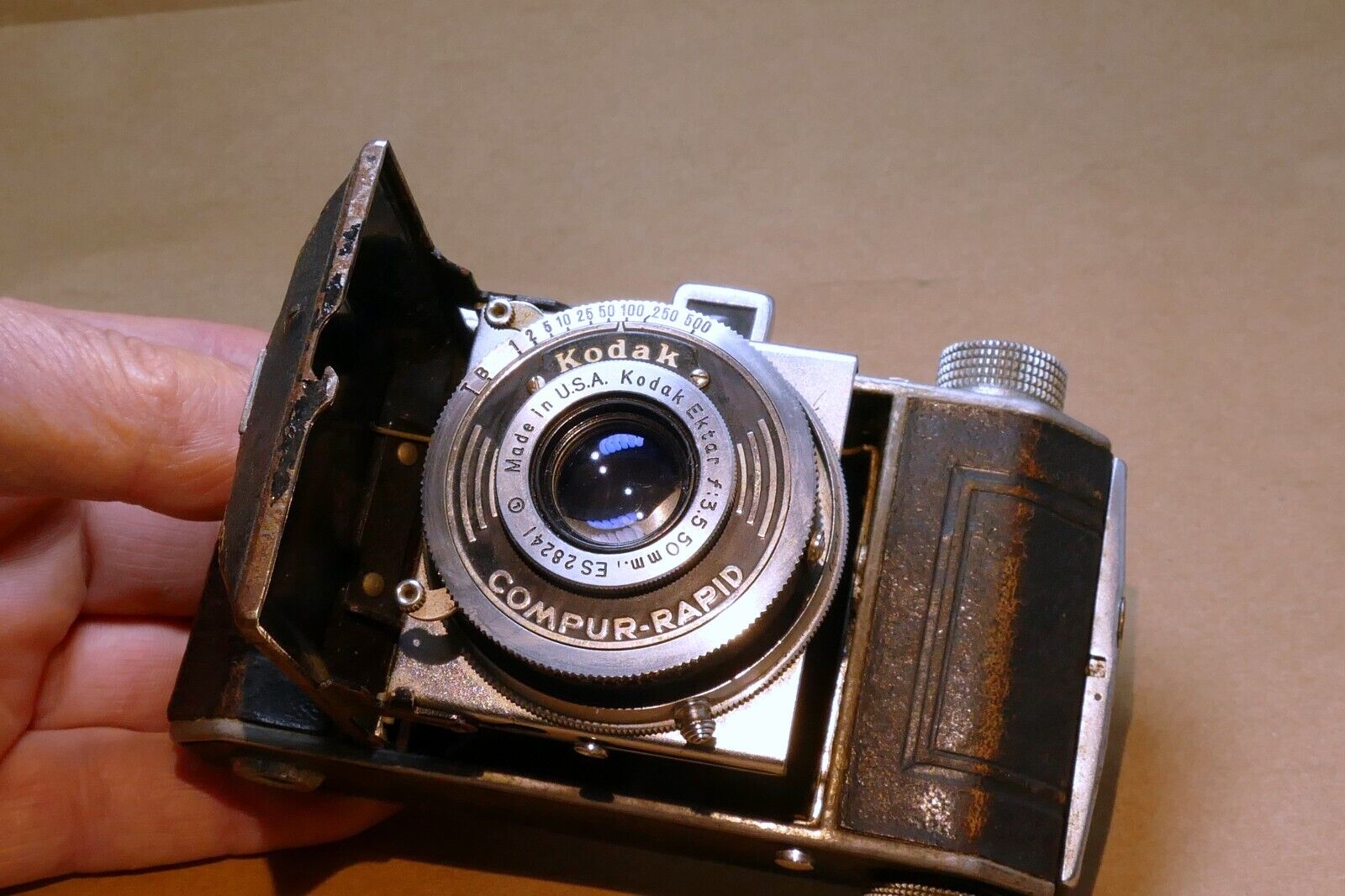 Kodak Retina I Type 126 35mm Rangefinder Camera with Ektar 5cm f/3.5 Lens AS IS