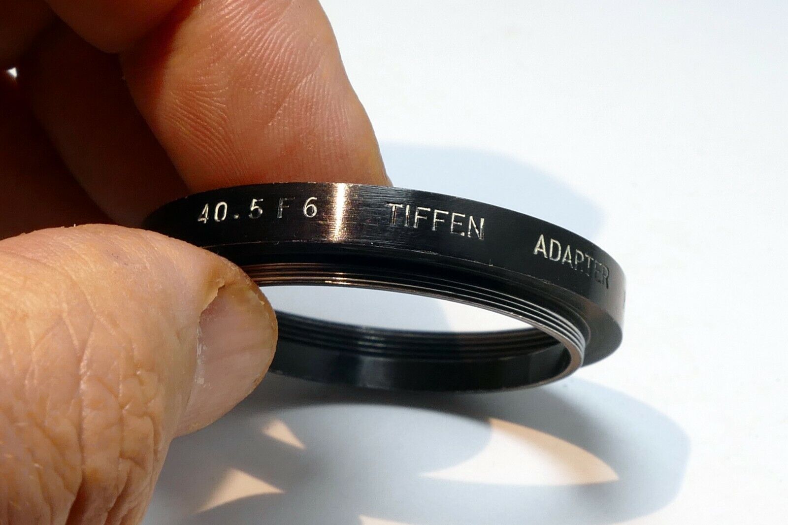 Tiffen 40.5mm to 44mm lens adapter ring screw in for series 6 VI filters holder